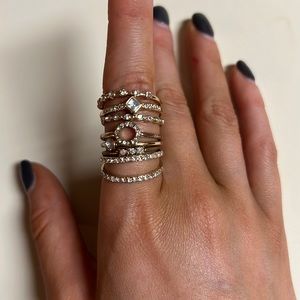 Gold rings, includes fun stones & other designs! (Size various)